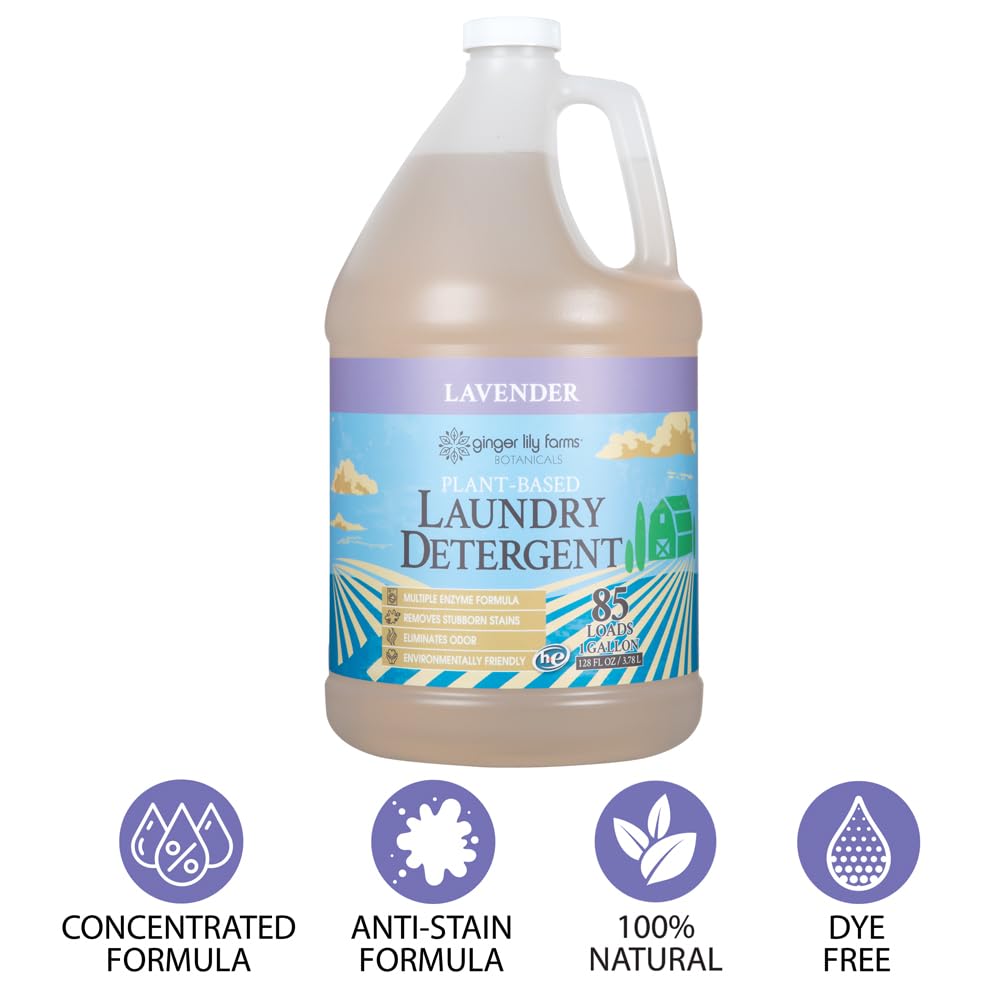 Botanicals Laundry Detergent, 128oz, Lavender