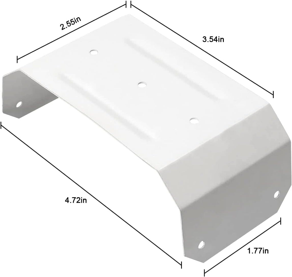 Downspout Gutter Pipe Clip Hidden Bracket 3x4 ，rain gutter downspout extension (2)