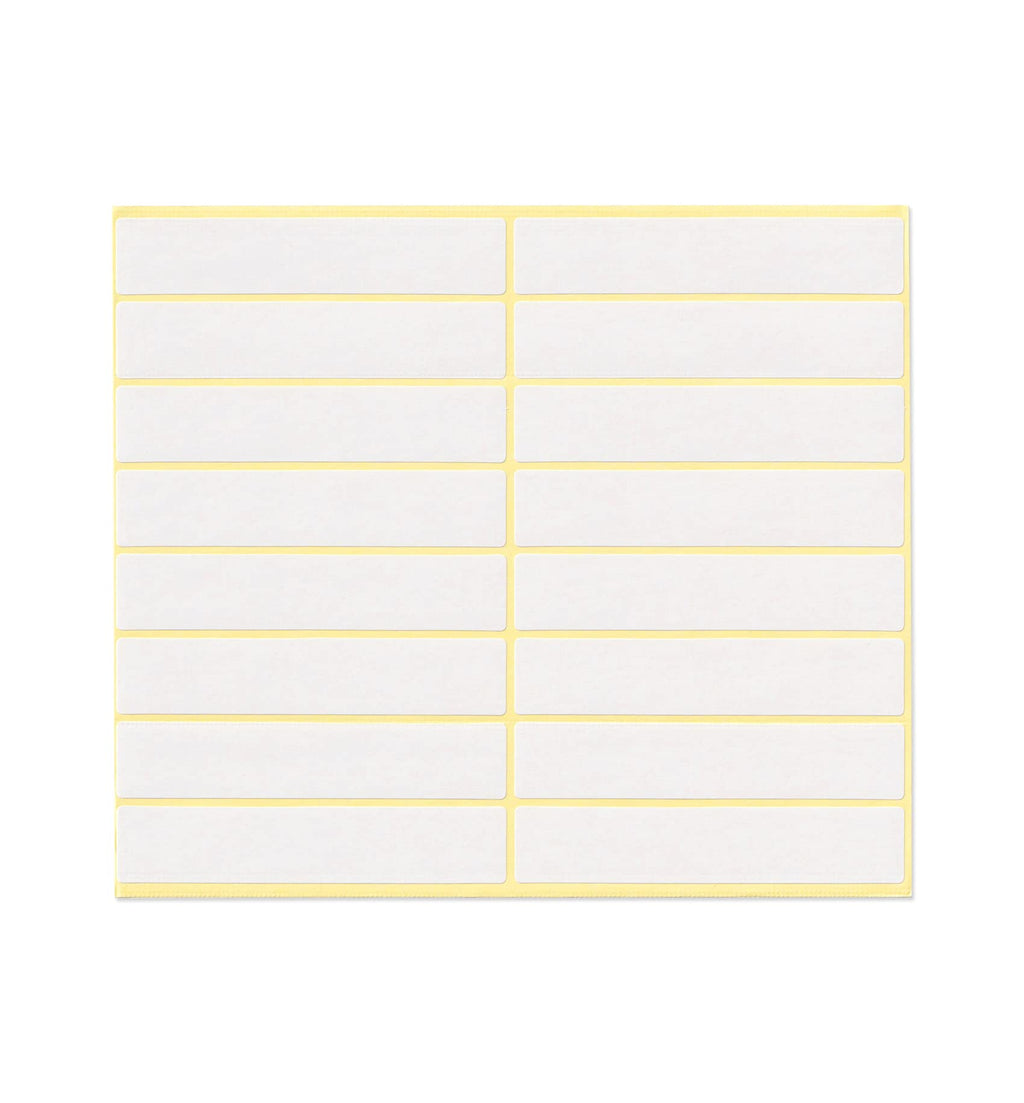 Self-Adhesive Writable Blank Paper Label Stickers - 17x85mm