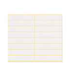 Self-Adhesive Writable Blank Paper Label Stickers - 17x85mm