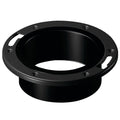 NIBCO Fig No 5851-A, 4 in. x 3 in. ABS DWV Adjustable Closet Flange with Plastic Coated Steel Flange Hub, Solvent Weld