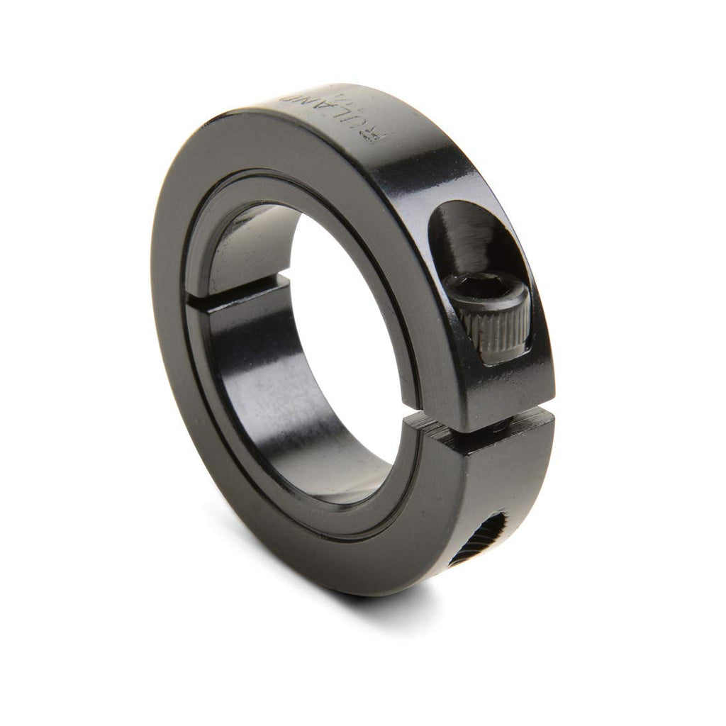 Ruland CL-6-F One-Piece Clamping Shaft Collar, Black Oxide Steel.375" Bore (Pack of 4) Manufactured and Shipped from Massachusetts