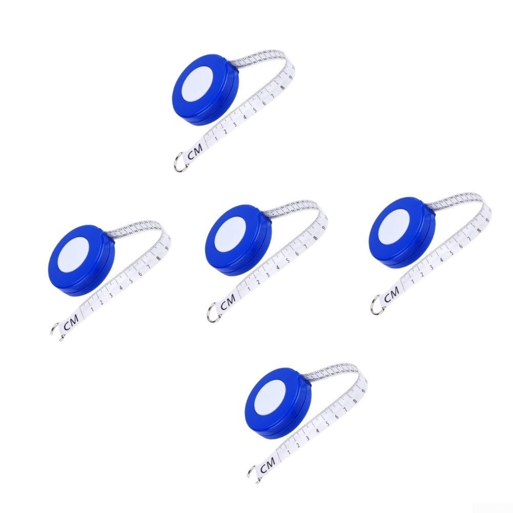 Livestock Weight Tape 2.5m Retractable for Cattle Pig(5pcs)