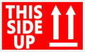This Side Up Warning Stickers, 300 Pcs, 2" X 3"