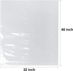 Large Shrink Wrap Bags for Gift Baskets, 32x40 Inch, 10 Pcs