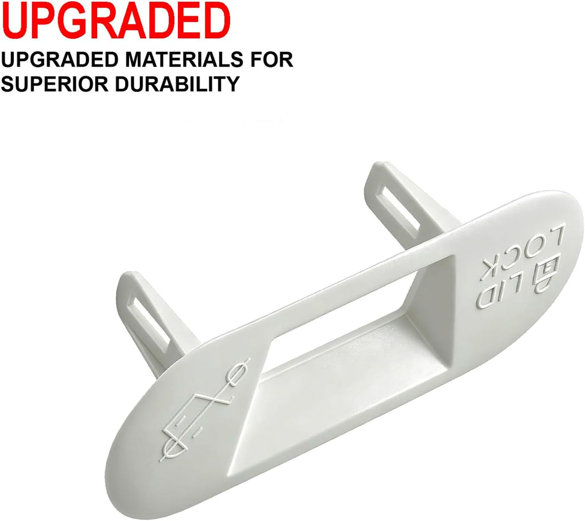 Upgraded Washer Lid Lock Bezel Replacement for Whirlpool WTW5100HC2 WTW5100HC3 WTW5100HW0 WTW5100HW2 WTW5100HW3 WTW5105HC0 WTW5105HC1 WTW5105HC2 WTW5105HW0 WTW5105HW1 WTW5105HW2 WTW6120HC0 WTW6120HC1