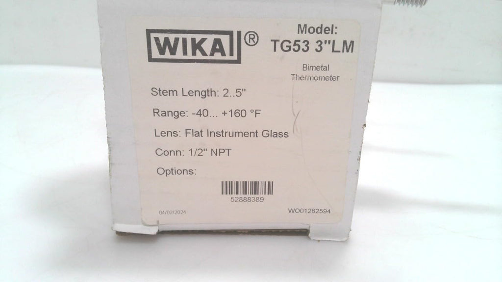Bimetallic Thermometer by WIKA