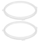 2pcs Silicone Seal Rings for Electric Pressure Cooker Lid Replacement