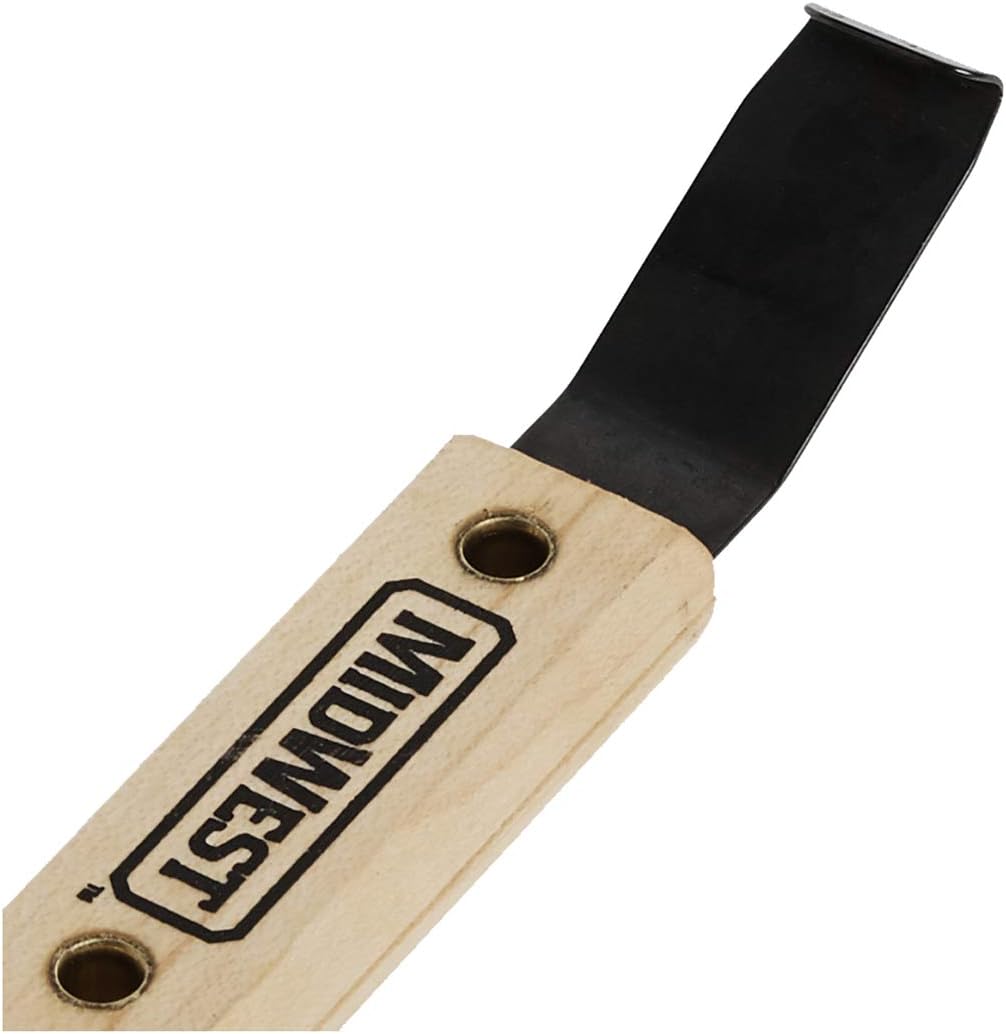 MIDWEST Siding Removal Tool, Offset Hardened, Steel Blade