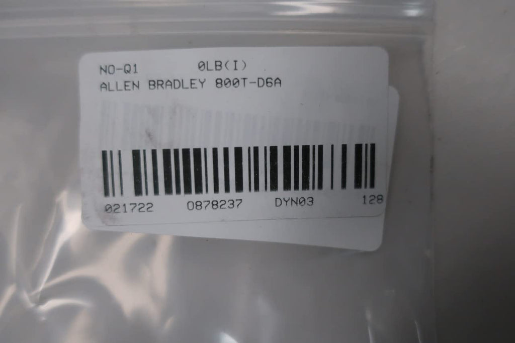 ALLEN BRADLEY 800T-D6A SERIES T PUSHBUTTON