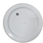 6.5 Gallon Plastic Drilled and Grommeted Lid Fits 6.5 Gallon Fermenters