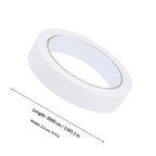 White Kraft Paper Tape 5 Pack, Self Adhesive Roll for Sealing