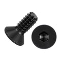 10Pcs #6-32x3/8 Flat Head Socket Cap Screw Countersunk Bolt
