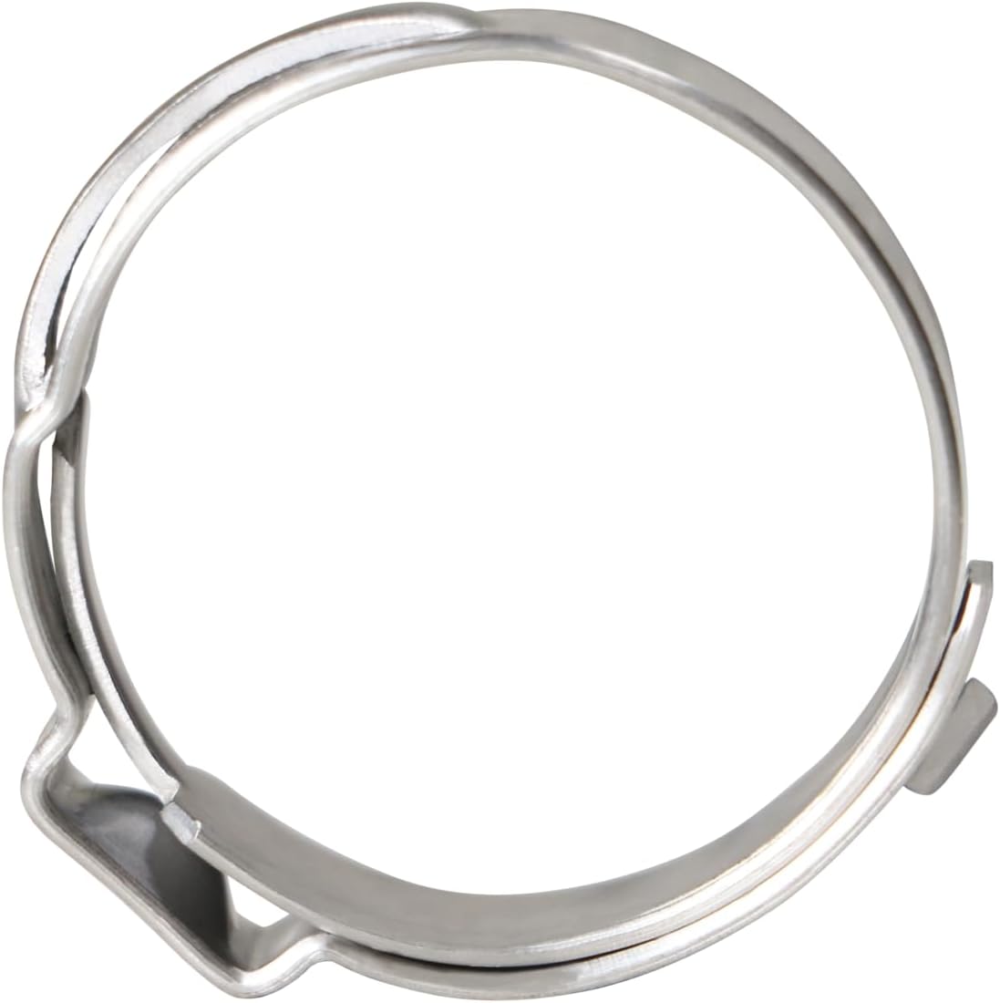 10 Pack XFITTING 1" Stainless Steel Pex Cinch Clamp Ring, Barb Crimp Ring