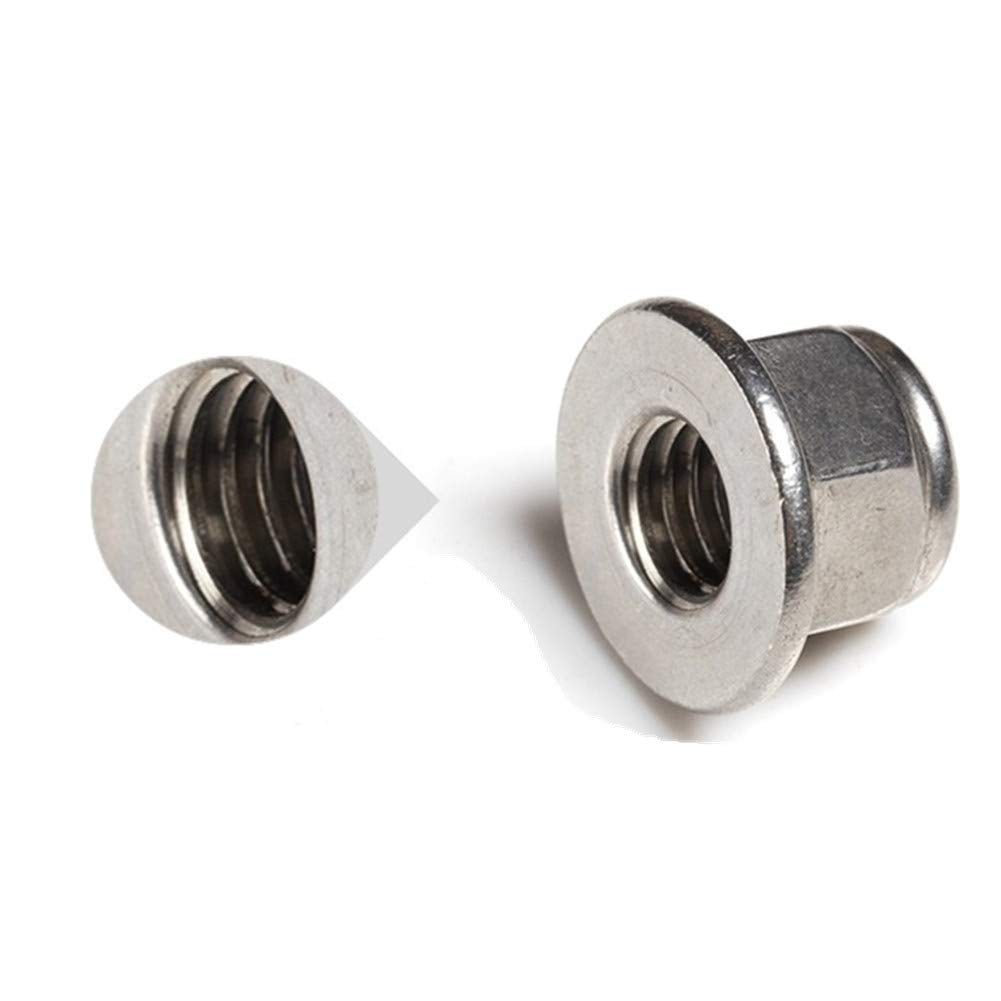 FullerKreg M5 x 0.8 Hex Flange Nylon Insert Lock Nuts, Pack of 25