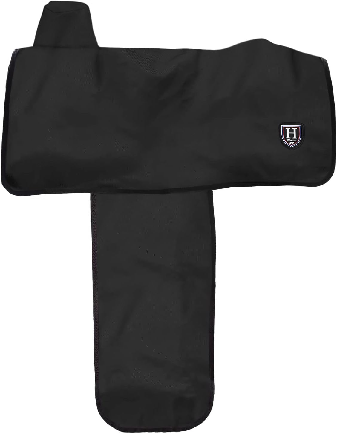 Long-Lasting 6 Elastic Straps 600 Denier Waterproof Western Saddle Cover-Black