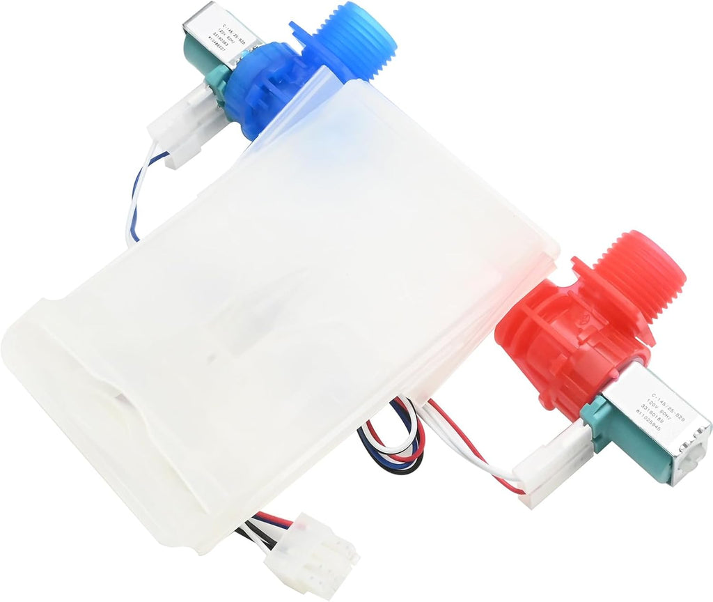 W10869800 Washer Water Inlet Valve, Replacement for Whirlpool Maytag and General Electric Washers, Replaces W11038689 W10776841 W11024486