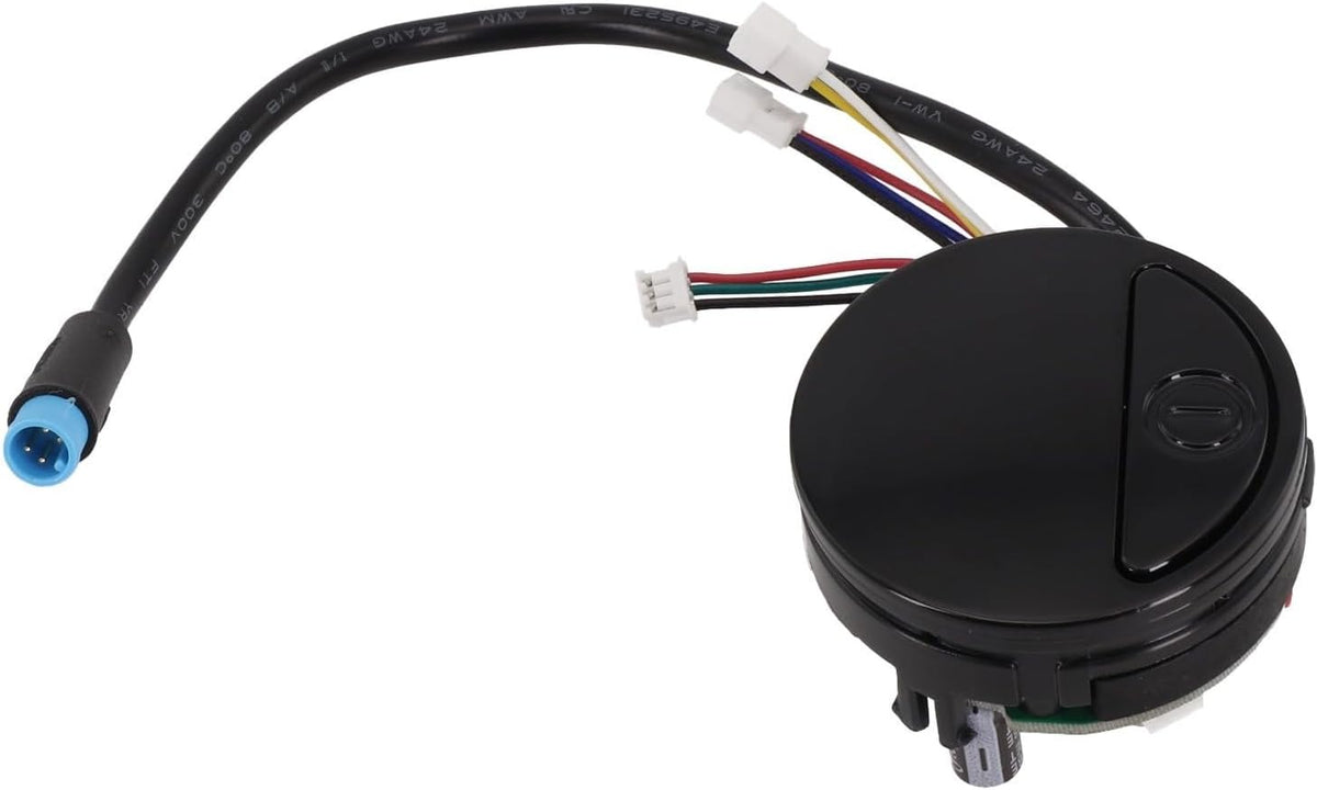 Dashboard For Ninebot Es2 E23 E24 E25 Electric Scooter, Replacement Circuit Board Panel Display With Control, Black Plastic Console Part