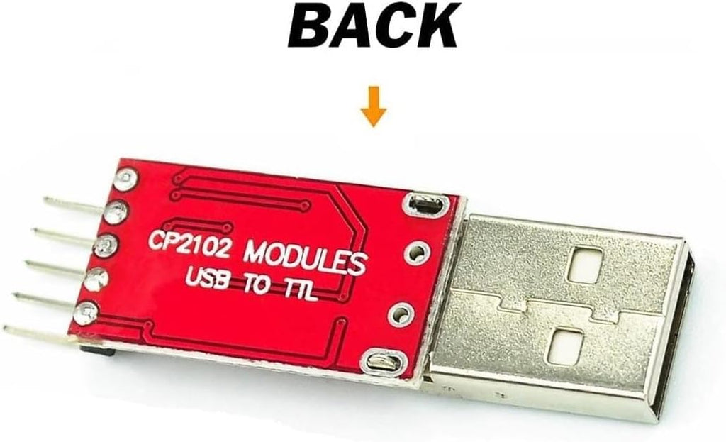 WWZMDiB Mini USB 2.0 to TTL Converter Serial Adapter 3.3V 5V Compatible with CP2102 Chip UART Programming