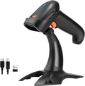 Barcode Scanner 2D Wireless: with Battery Indicator and Stand, HW0002 | BT 2.4G USB, 2200mAh, 640*480 CMOS, 1D 2D QR