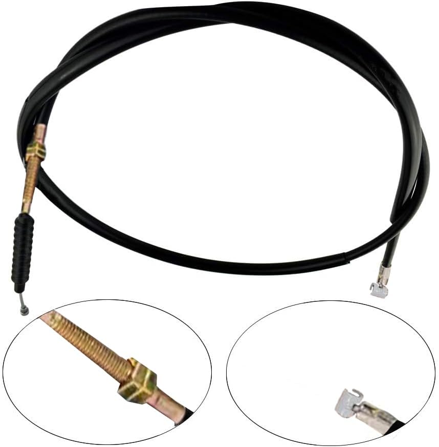 Unifizz Motorcycle Cable Clutch For Yamaha XVS650 V-Star Custom 1998-2014, Black