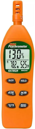 Extech RH300 Digital Psychrometer, Humidity, Temp, Dew Point, Wet Bulb