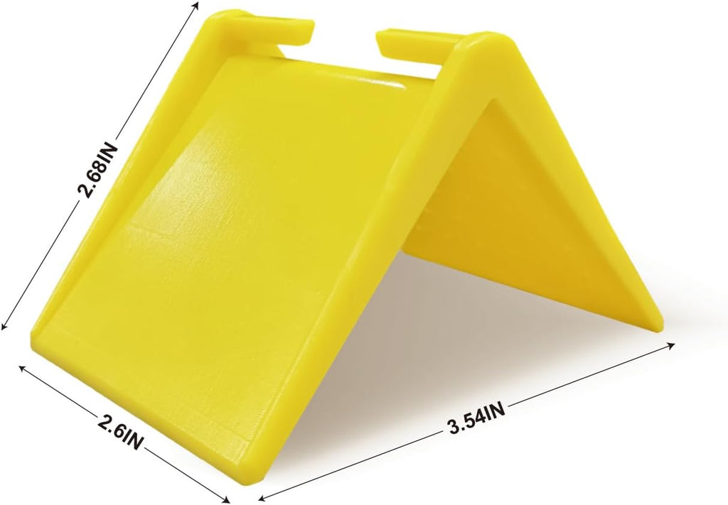20-Pack 2 inch V-Shaped Corner Edge Protectors for Flatbed, Yellow