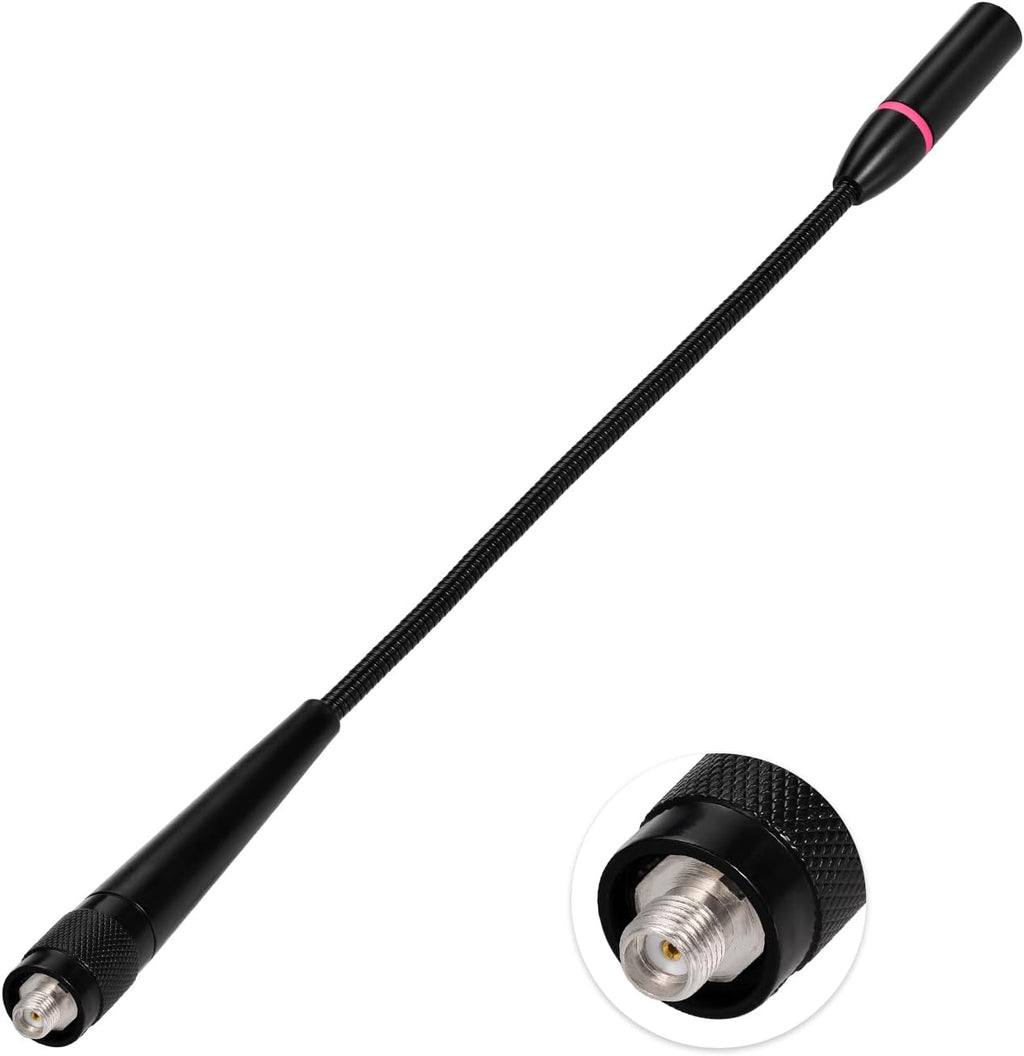 Dual Band VHF UHF 136-174MHz 400-470MHz Ham Radio Antenna | Two Way Radio Walkie Talkie SMA Female Soft Handheld