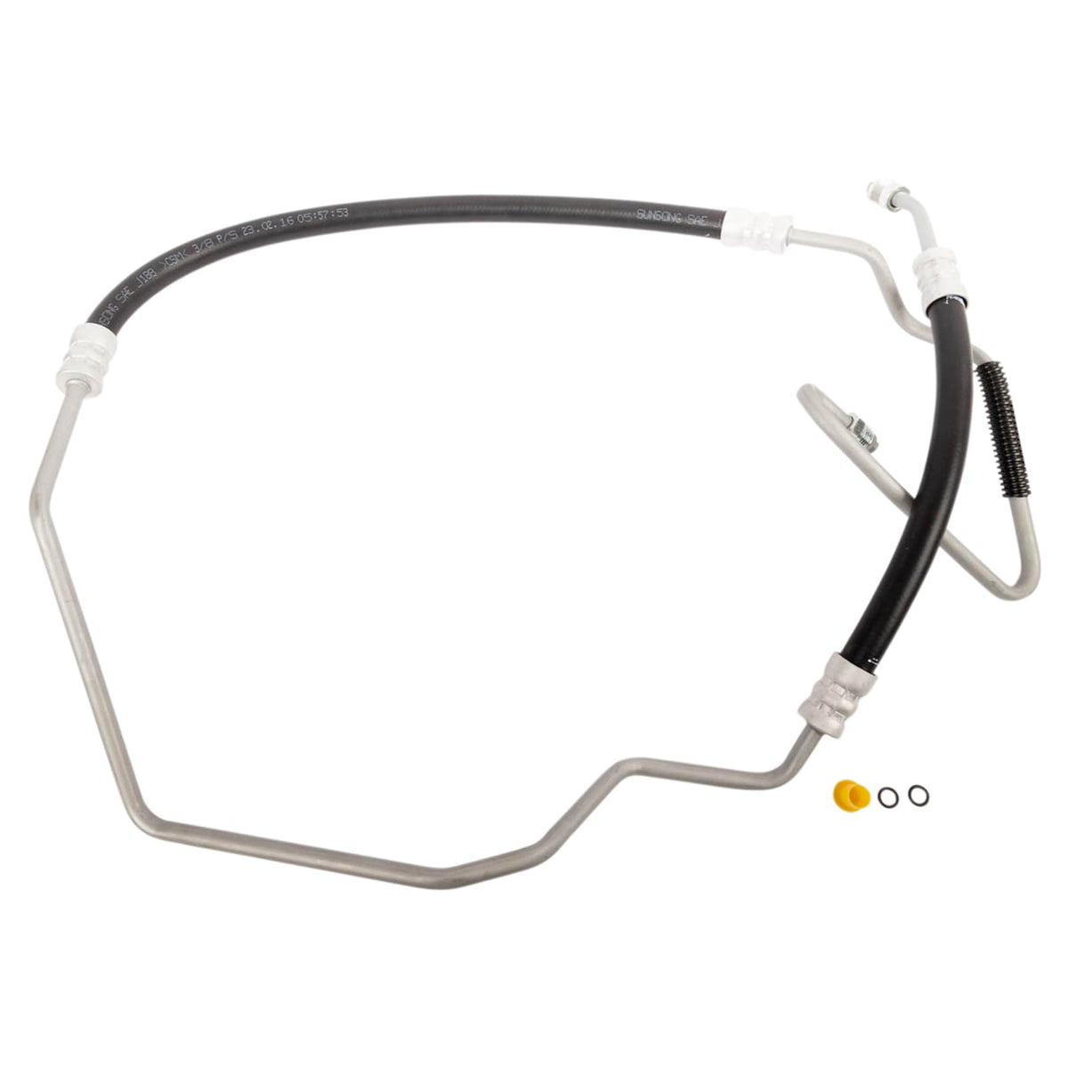 TRQ Power Steering Pressure Line Hose Assembly