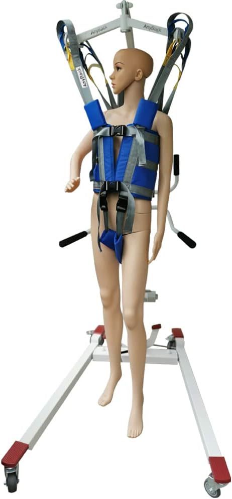 Patient Lift Sling Medical Aid Standing Transfer Belt Walking Strap Heavy Duty Carrier Fold Up Full Body Get Up Sit