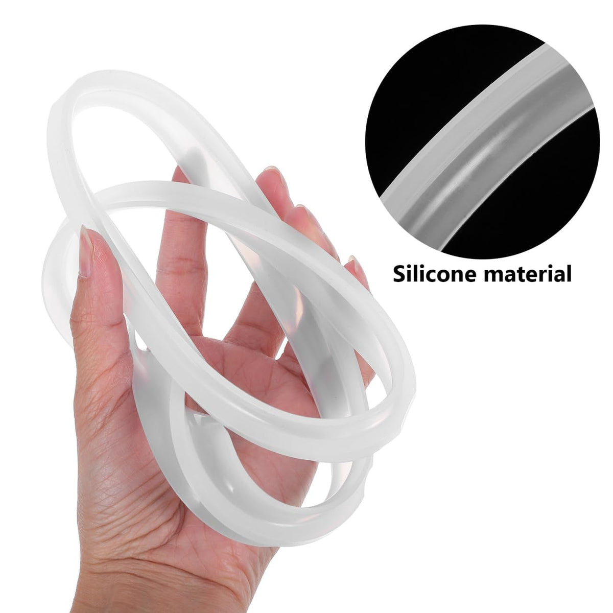 Veemoon Replacement Pot Sealing Ring Set for Pressure Cookers 6qt Silicone Gasket Seal Ring for Cook Essentials