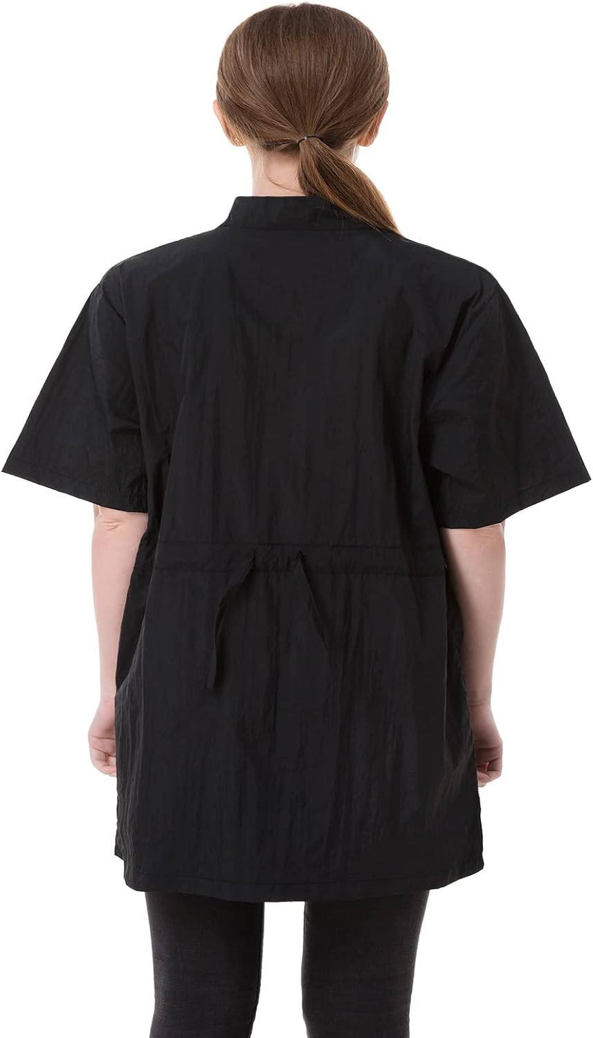 Grooming Smock Waterproof Workwear Barber Jackets for Women Men, Nylon Professional Dog Groomer Smock Barber Apron