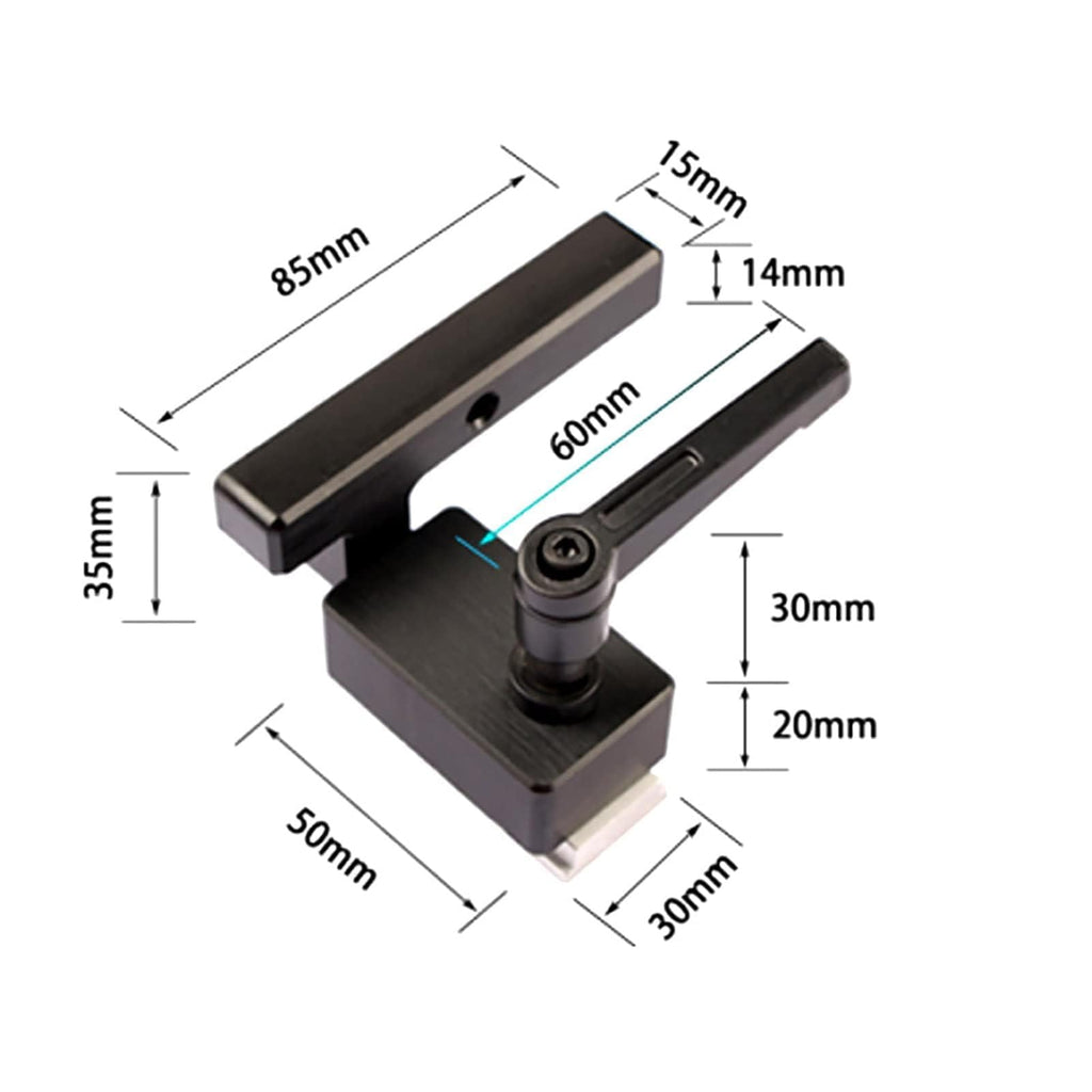 T Track Flip Stop Block, Aluminum Alloy Quick Handle