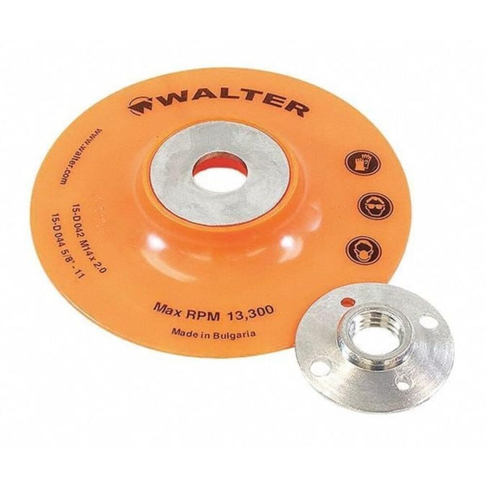 Walter Surface Technologies 15D044 Backing Pad Assembly - 4 ½ in. Sanding Disc Pad. Abrasive Wheel Pads