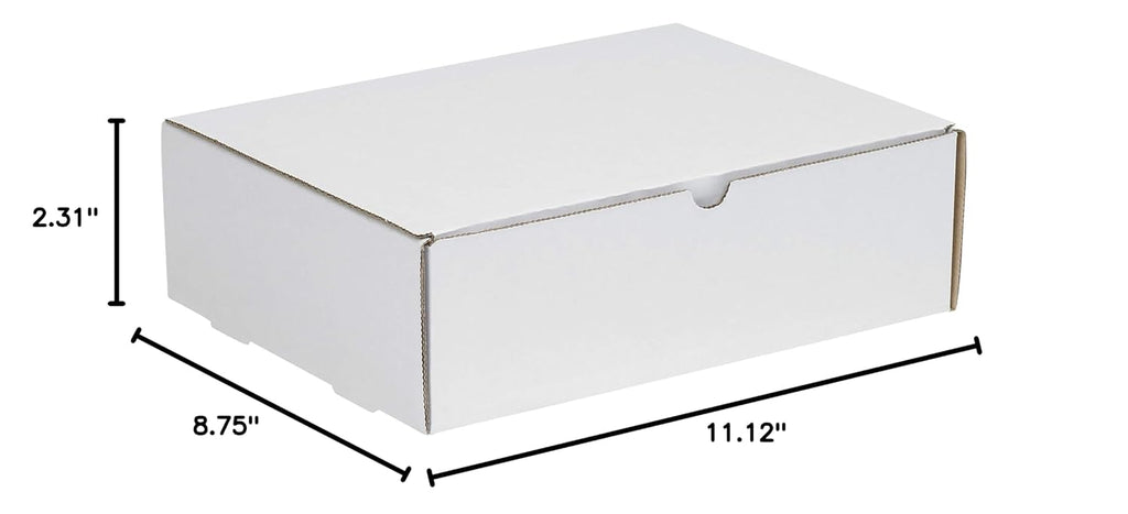White Literature Mailers 11.125x8.75x2.3125 50-Pk Shipping
