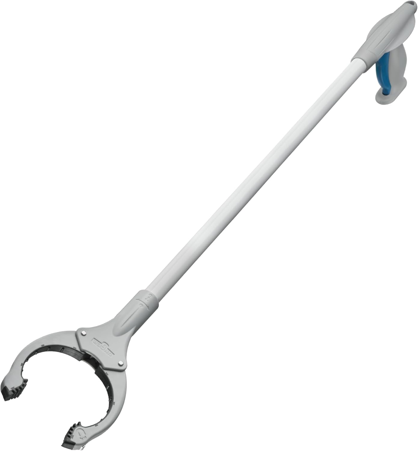 32” Grabber Plus Reacher Tool and Trash Picker Upper, Built-In Magnet and Economic Grip, Claw Pickup and Yard Clean