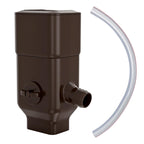 Rainwater Collection System with Adjustable Switch Valve,Brown
