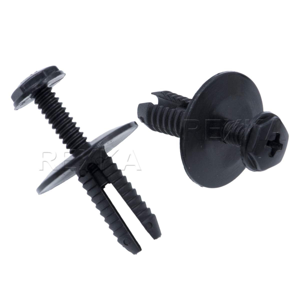 Rexka 30pcs Rocker Molding Splash Shield Clip Rivet for BMW E21 E30 E36 E46 E90 E91 E92 E93 E12 E28 E34 E39 E60 E61 51718259788 51710391077