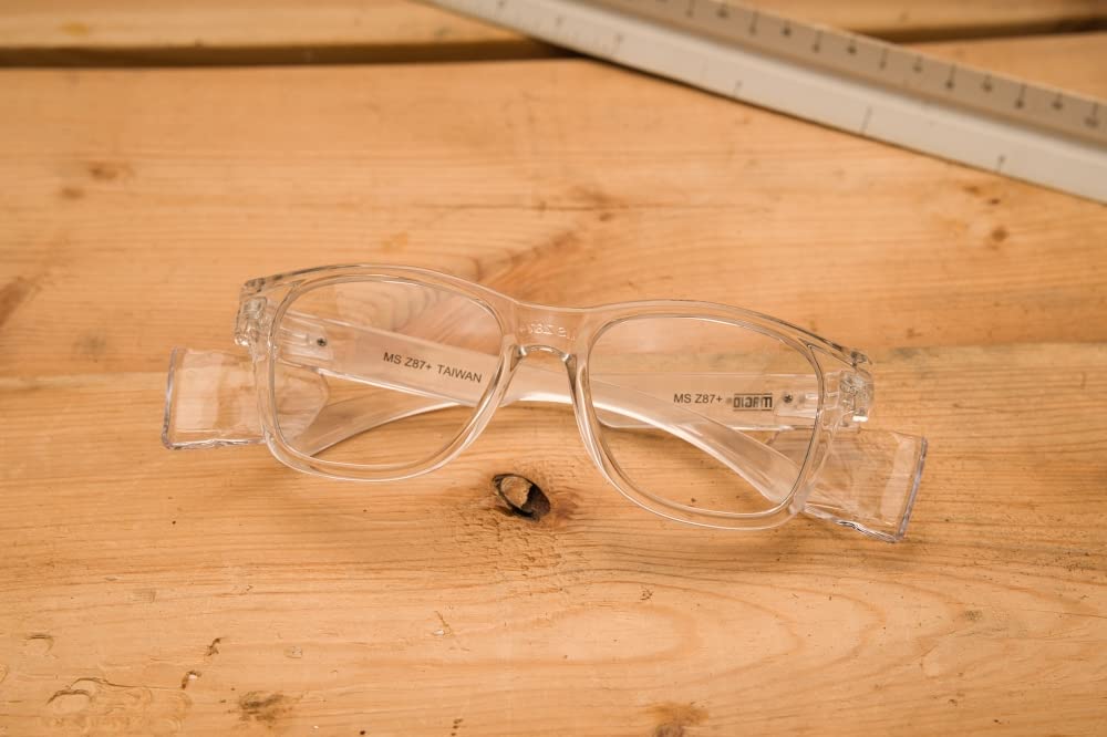 Y50 Safety Glasses for Construction, Clear Frame, 24-Pack, Y50