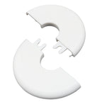 4Pcs 22MM Self-Adhesive Wall Split Flange, White