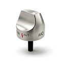 C2S980SEM1SS Range Burner Control Knobs—Compatible with GE Range Stove