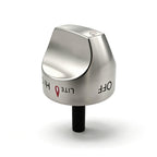 C2S980SEM1SS Range Burner Control Knobs—Compatible with GE Range Stove