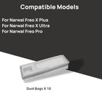 Disposable Dust Bags Compatible with Narwal Freo Pro, Freo X Ultra,X Plus