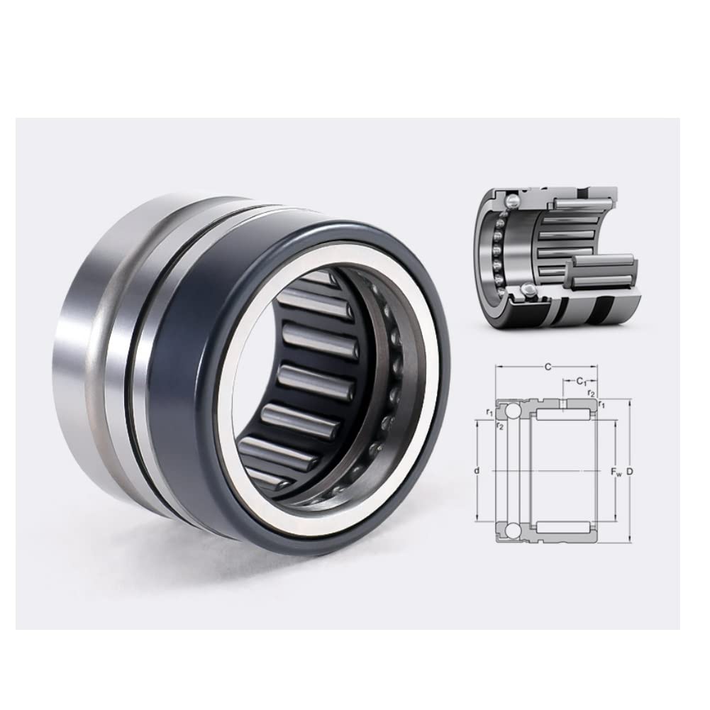 QERTTHJMN Thrust Needle Roller Combined Bearings NX7/10/12/15/17/20/25/30/35Z Bearing(Nx12 12x21x18)