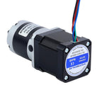 STEPPERONLINE Nema 17 Stepper Motor Bipolar L=48mm w/Gear Ratio 50:1 MG Series Planetary Gearbox