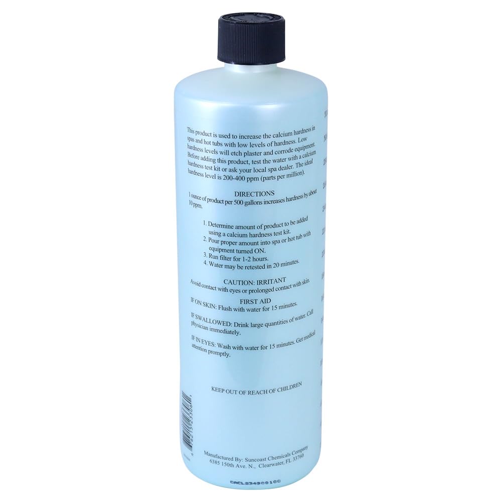 1-Quart Premium Liquid Calcium Hardness Increaser Hot Tub