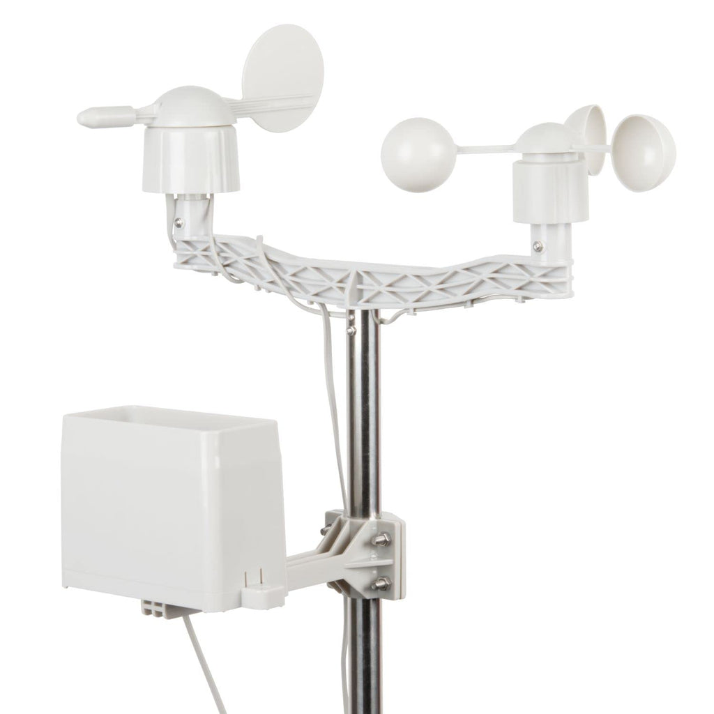 Weather Meter Kit | Station includes Analog sensors Wind vane Cup anemometer Tipping bucket rain gauge RJ11