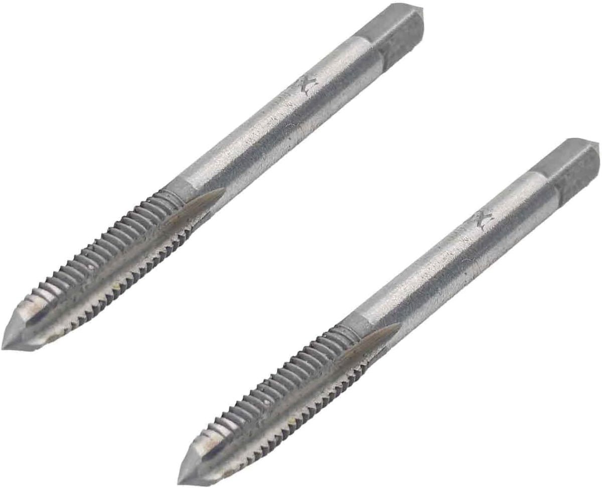 2PCS M5 X 0.8 Metric Hand Tap, Steel Threading Tool for Internal Thread Cutting and Repair