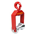 6" Cable Puller Sheave - Alloy Steel, 6500 lbs for Conduit & Wire