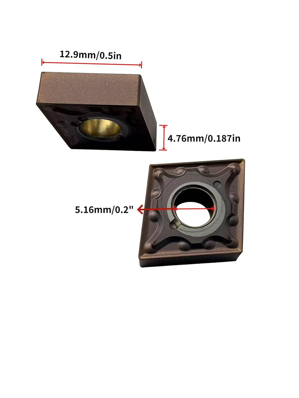 CNMG431 CNMG120404 External Carbide Turning Inserts Semi Finishing
